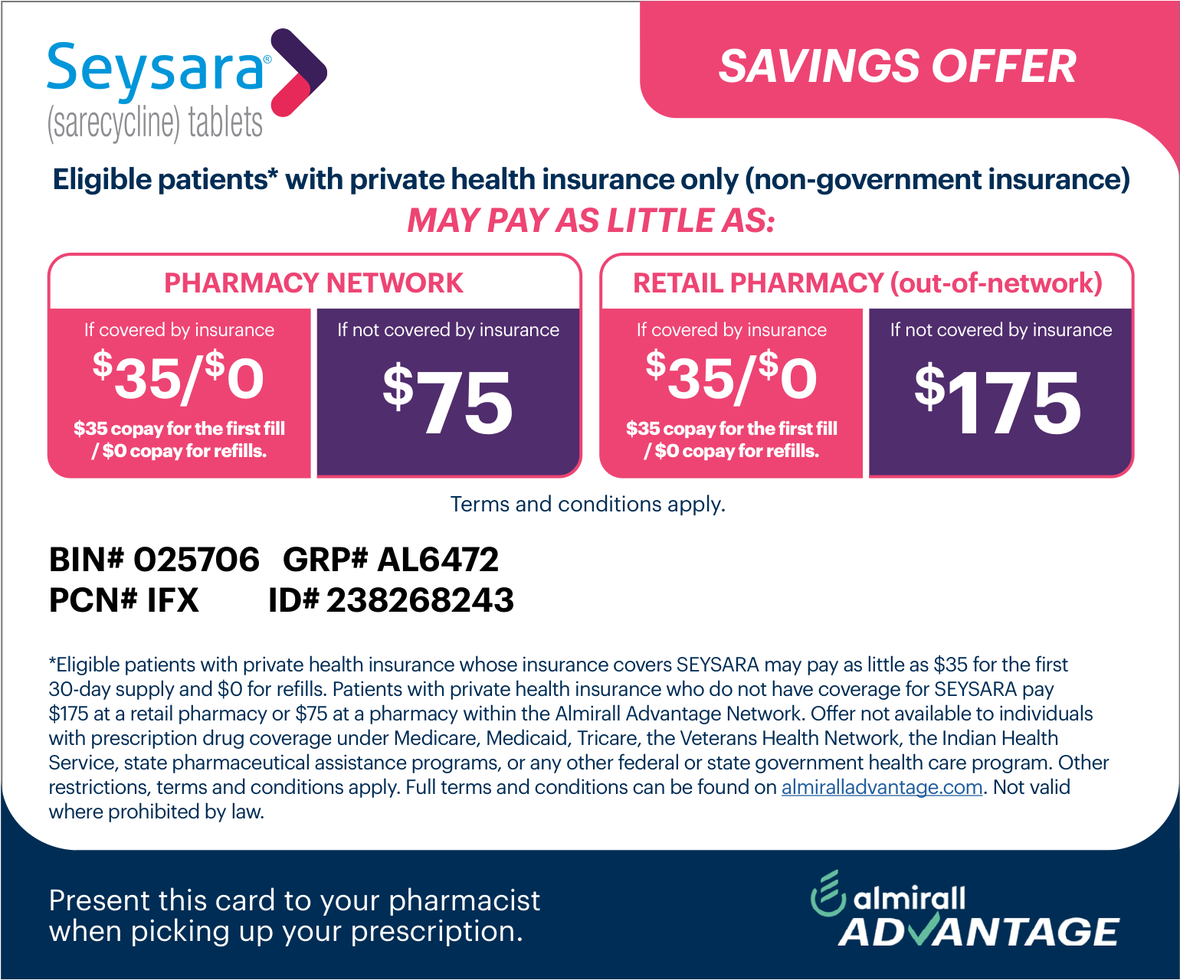 Seysara savings card